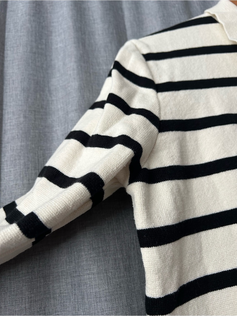 Ellandemm Black Striped Button Up Shirt - Picture 9 of 13